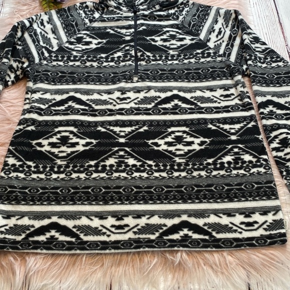 Eddie Bauer Radiator Arztec Patterned Fleece 2.0 Pullover sz L - Picture 6 of 11